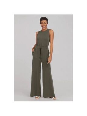 SPANX Air Essentials Wide Leg Jumpsuit Size Large Tall NEW